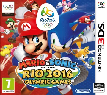 Mario & Sonic at the Rio 2016 Olympic Games (Europe) (En,Fr,De,Es,It,Nl) box cover front